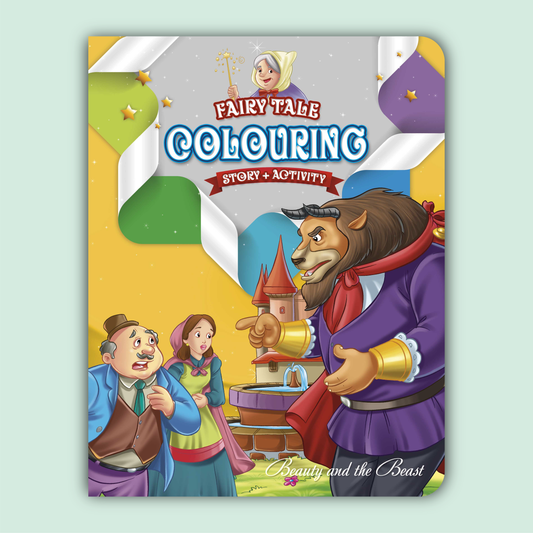Fairy Tale Story & Activity Coloring Book | Beauty and the Beast