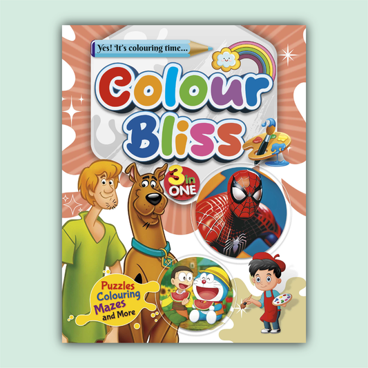 Color Bliss 3 in One | Scooby-Doo, Spider Man and Doraemon