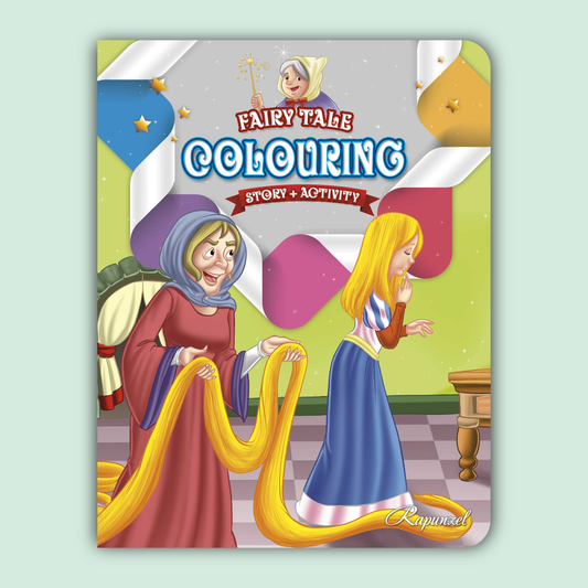 Fairy Tale Story & Activity Coloring Book | Repunzel