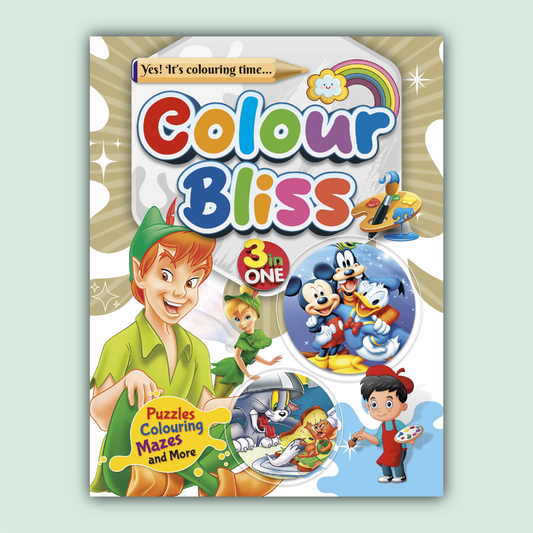 Color Bliss 3 in One | Peter Pan, Mickey Mouse  and Tom & Jerry
