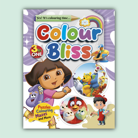 Color Bliss 3 in One | Dora, Pooh and Angry Birds