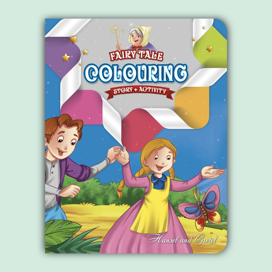 Fairy Tale Story & Activity Coloring Book | Hansel and Gretel