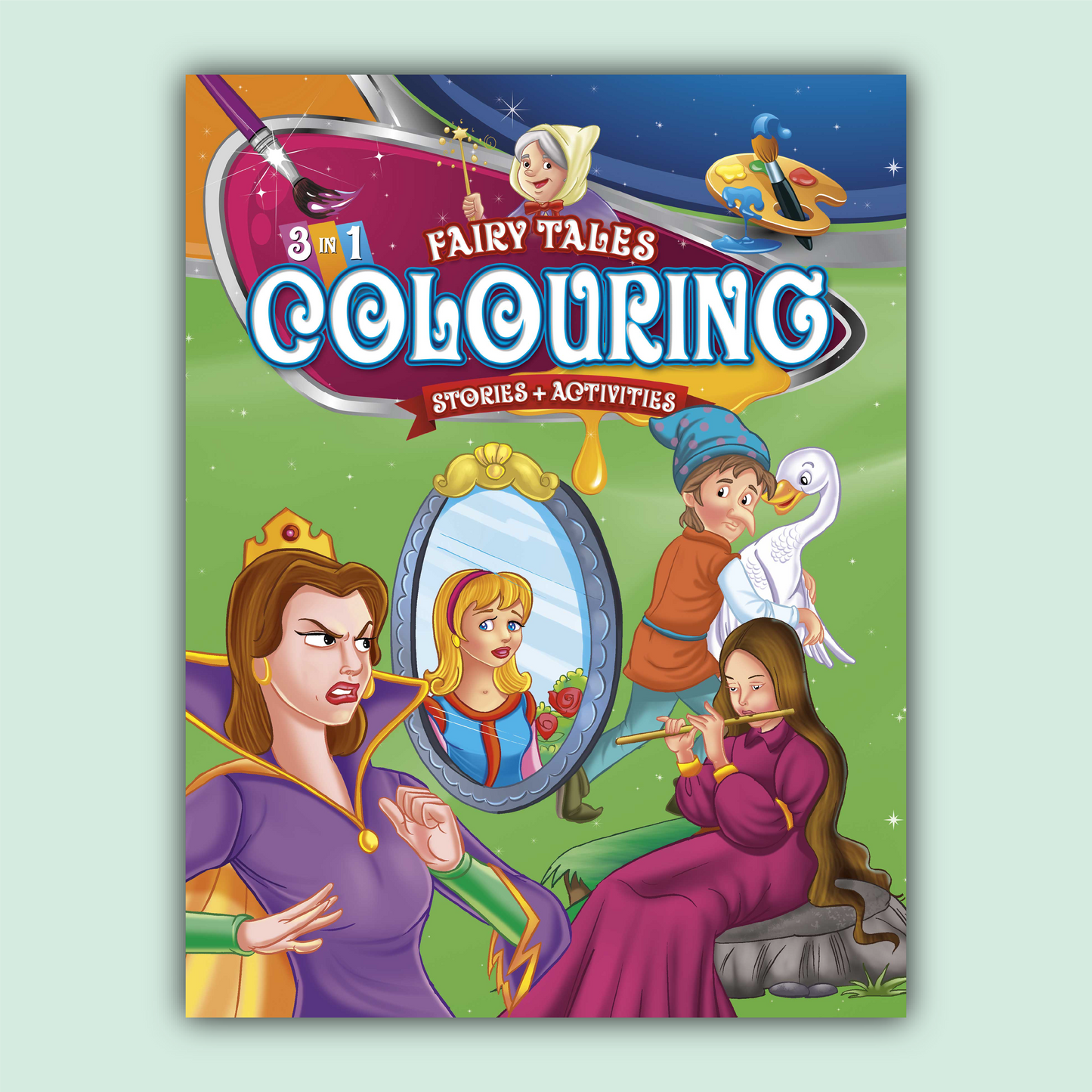 Fairy Tales Coloring 3 in One | Book 16