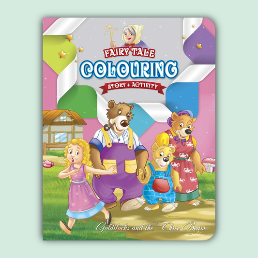 Fairy Tale Story & Activity Coloring Book | Goldilocks and Three Bears