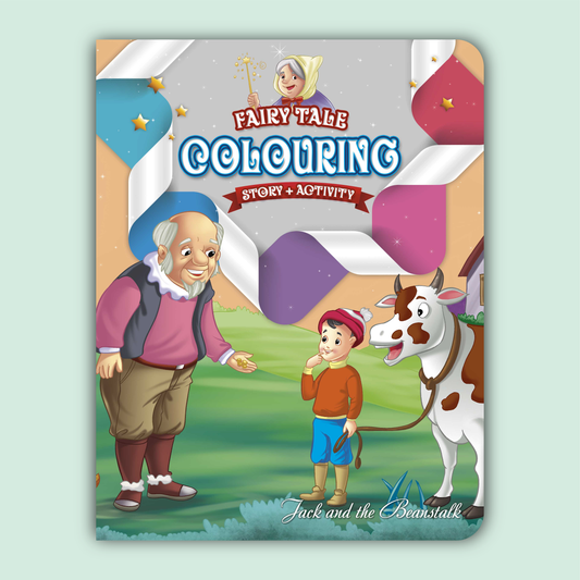Fairy Tale Story & Activity Coloring Book | Jack and the Beanstalk
