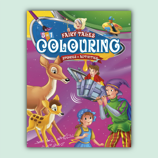 Fairy Tales Coloring 3 in One | Book 19