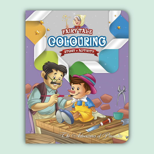 Fairy Tale Story & Activity Coloring Book | The Adventures of Pinocchio