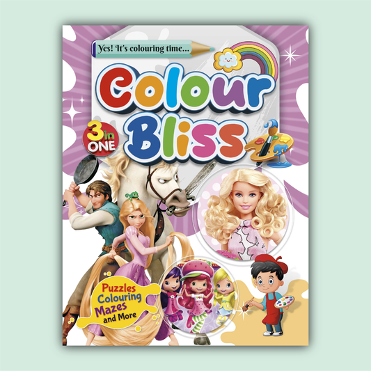 Color Bliss 3 in One | Tangled, Barbie and Strawberry Shortcake