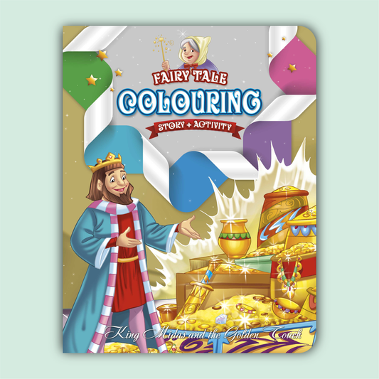 Fairy Tale Story & Activity Coloring Book | King Midas and the Golden Touch
