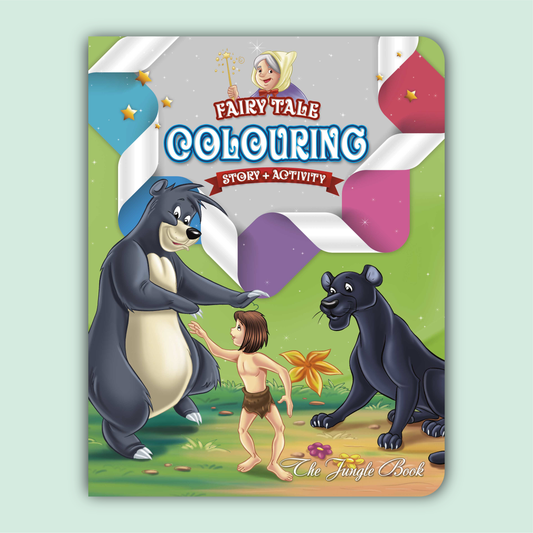 Fairy Tale Story & Activity Coloring Book | The Jungle Book