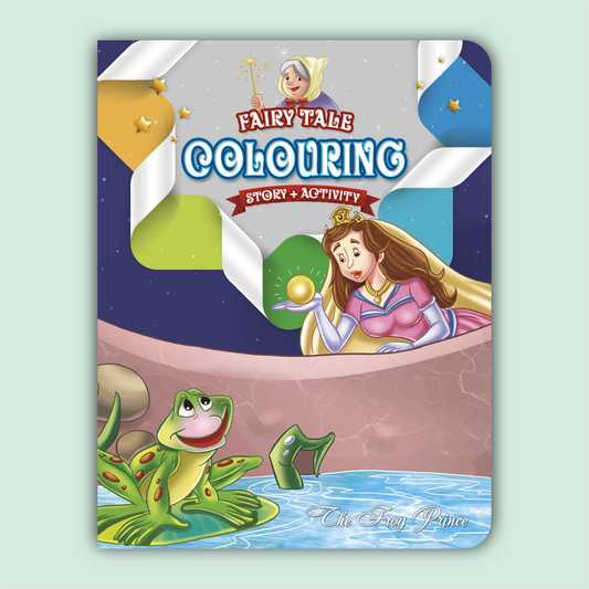 Fairy Tale Story & Activity Coloring Book | The Frog Prince