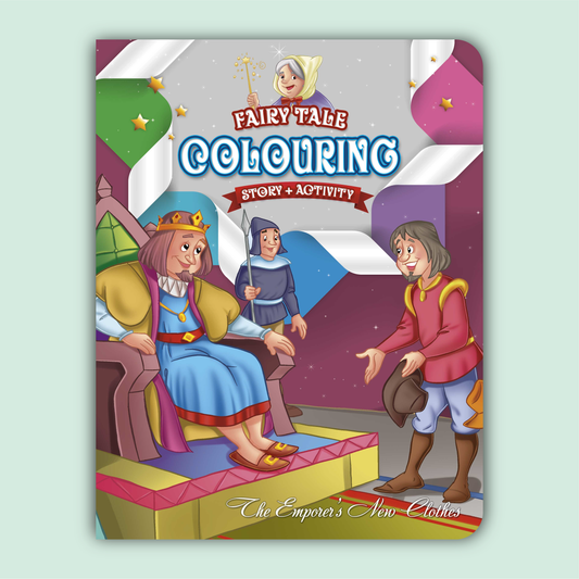 Fairy Tale Story & Activity Coloring Book | The Emporer's New Clothes