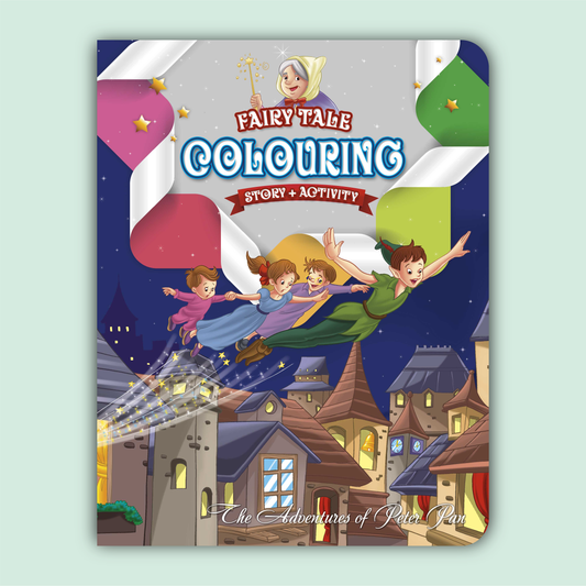 Fairy Tale Story & Activity Coloring Book | The Adventures of Peter Pan