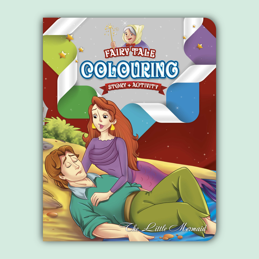 Fairy Tale Story & Activity Coloring Book | The Little Mermaid