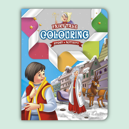 Fairy Tale Story & Activity Coloring Book | The Snow Queen