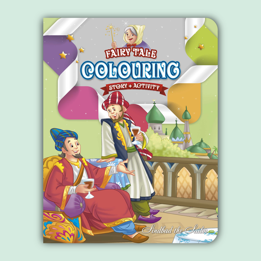 Fairy Tale Story & Activity Coloring Book | Sindbad the Sailor