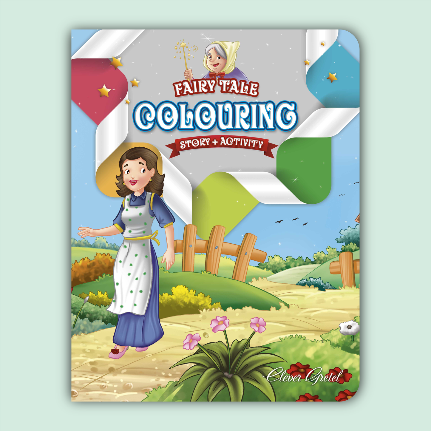 Fairy Tale Story & Activity Coloring Book | Clever Gretel