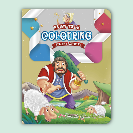 Fairy Tale Story & Activity Coloring Book | Jack the Giant Killer