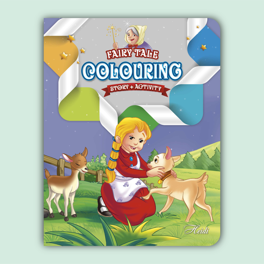 Fairy Tale Story & Activity Coloring Book | Heidi