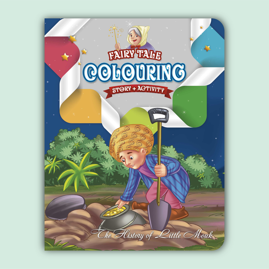 Fairy Tale Story & Activity Coloring Book | The History of Little Mouk