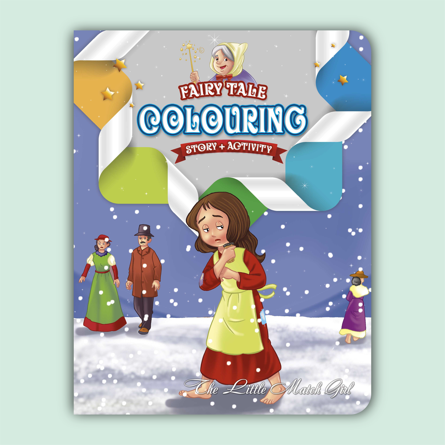 Fairy Tale Story & Activity Coloring Book | The Little Match Girl