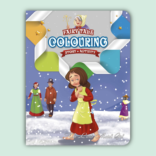 Fairy Tale Story & Activity Coloring Book | The Little Match Girl