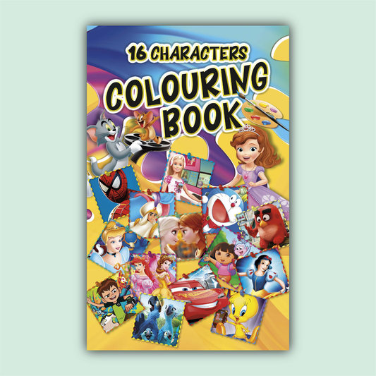 16 Characters Coloring | Book 2