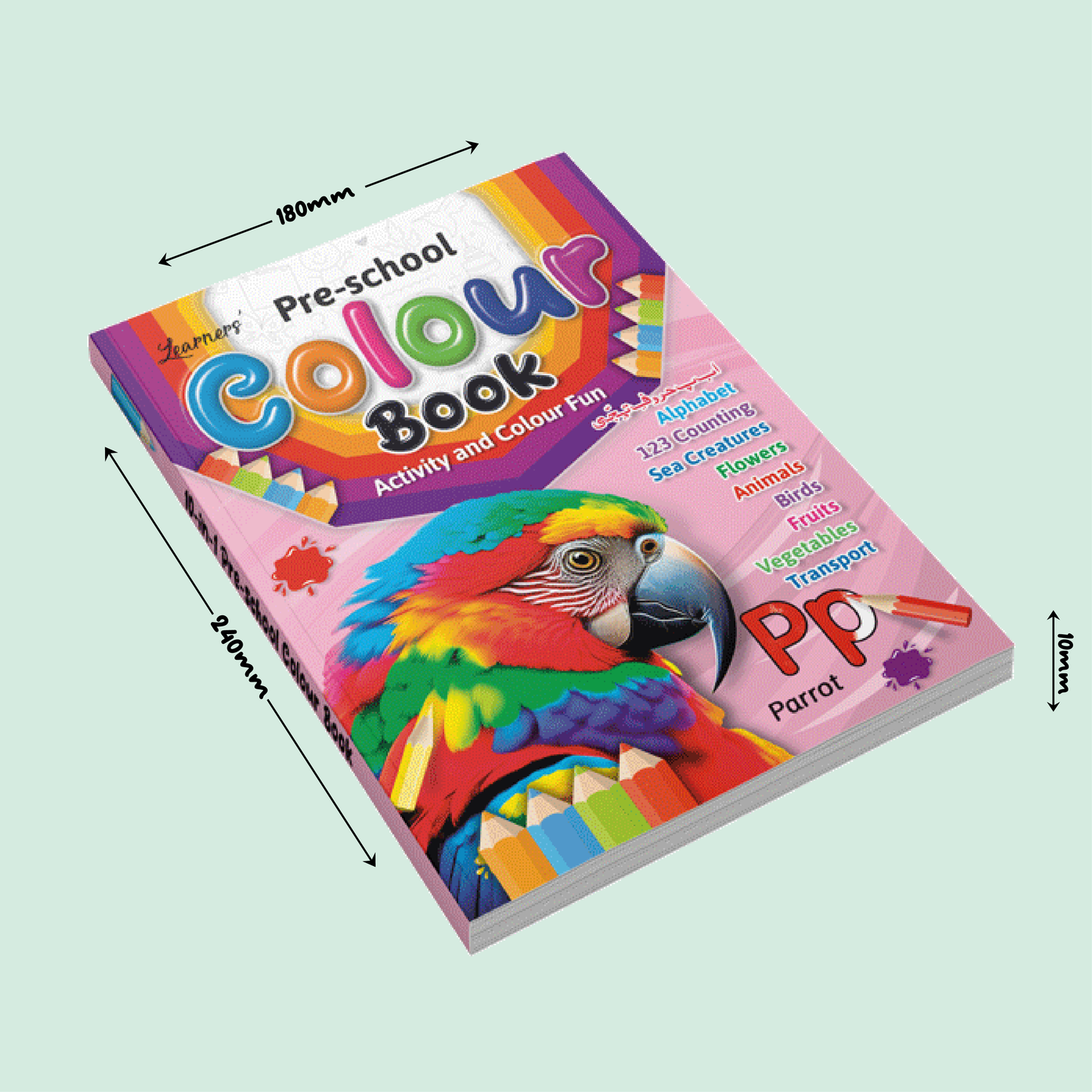 Pre School 10 in 1 Color Book