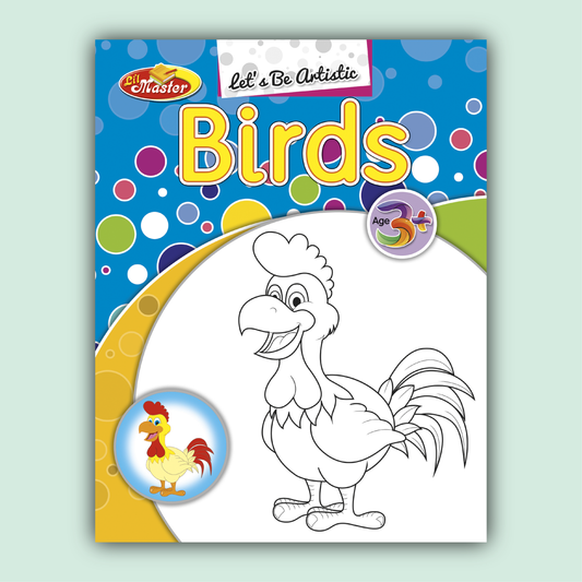 Let’s Be Artistic Coloring Pad | Birds