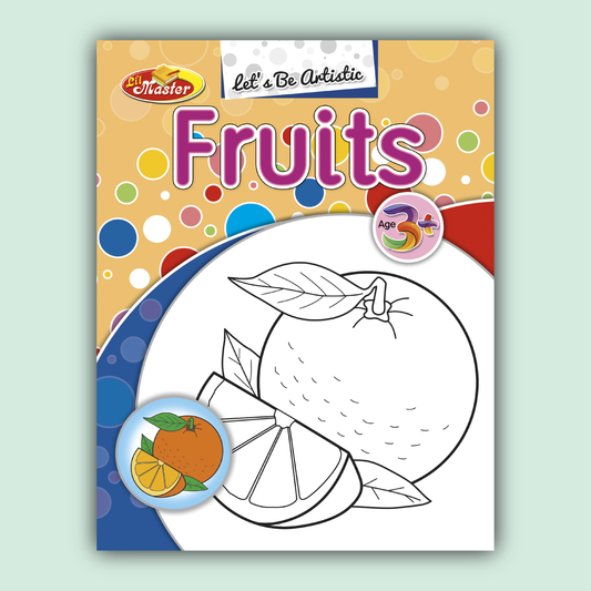 Let’s Be Artistic Coloring Pad | Fruits