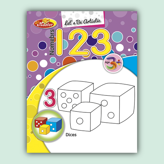Let’s Be Artistic Coloring Pad | Counting