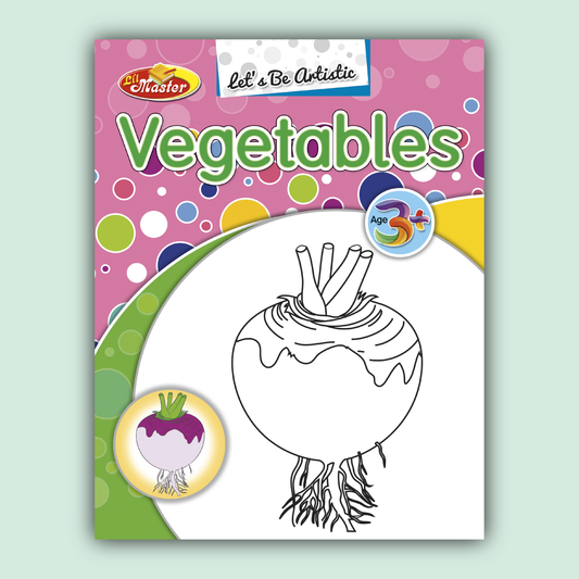 Let’s Be Artistic Coloring Pad | Vegetables