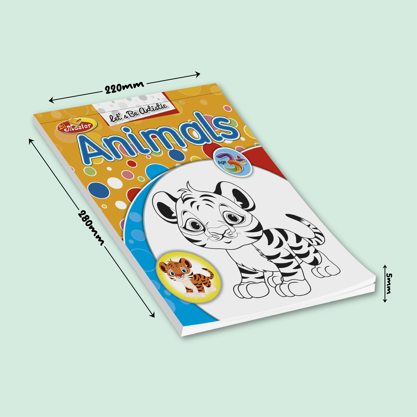 Let’s Be Artistic Coloring Pad | Animal