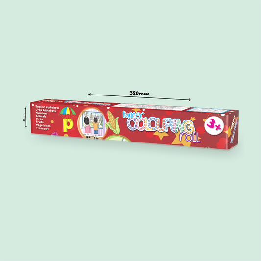 Banner Coloring Roll | 8 in One